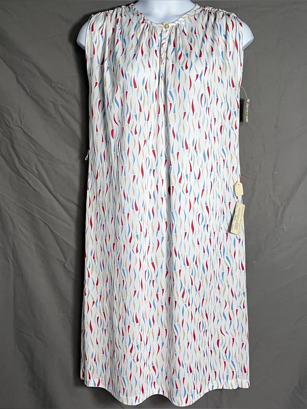 NWT Vintage 1974 Mervyns Klopman Knit Loungewear PLUS SIZE Dress 1X